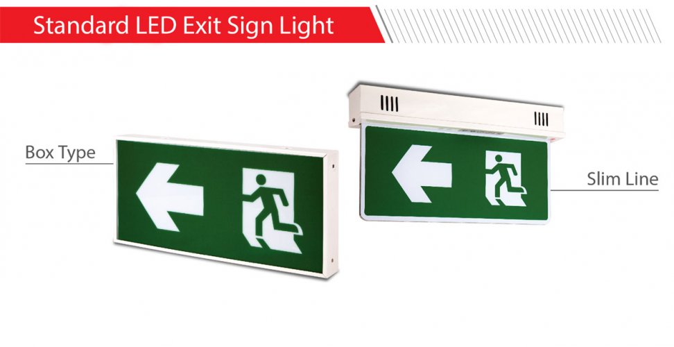LED Exit Sign Light